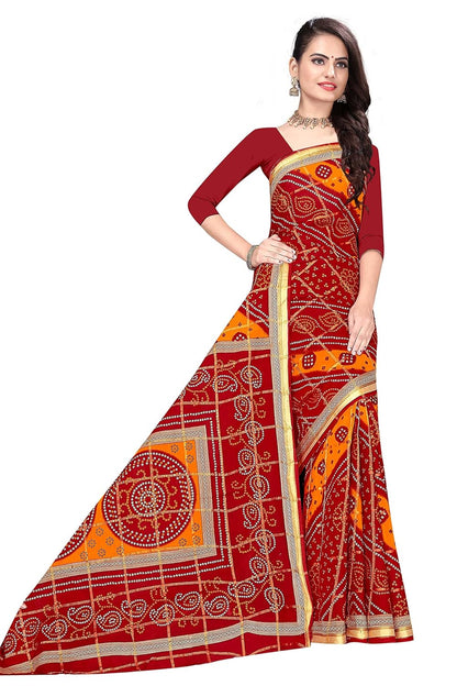 Women's Pure Cotton i Saree Without Blouse Piece