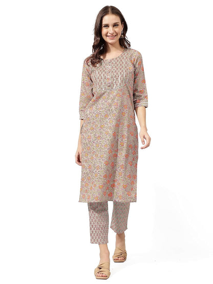 MIRCHI FASHION Women's Cotton Straight Fit Printed