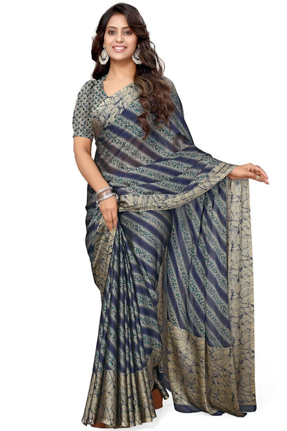 MIRCHI FASHION Women's Saree with Blouse Piece