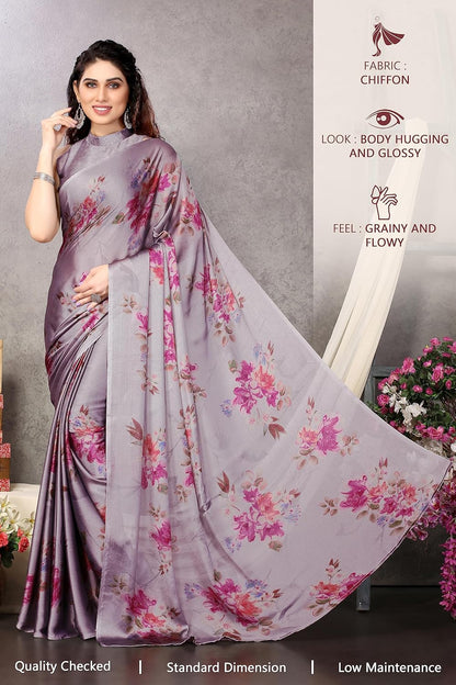 Women's Stylish Saree with Blouse Piece