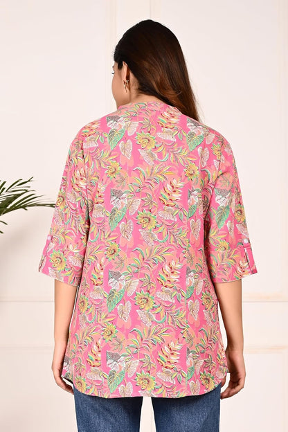 Gudwear Printed Shirt Style Top Women l Stylish Shirt