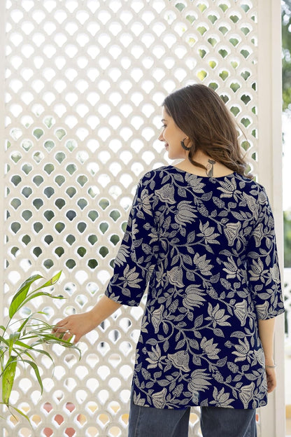 PURSHOTTAM WALA Women Floral Printed Rayon