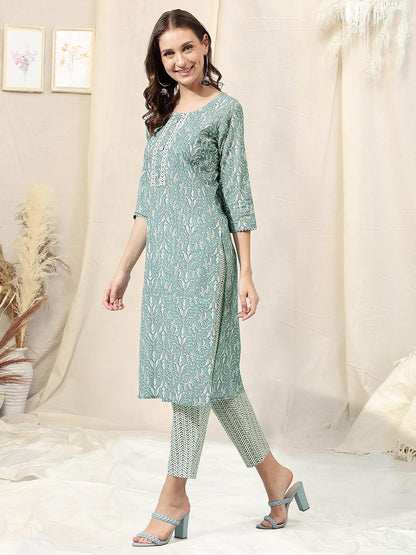 MIRCHI FASHION Women's Cotton Straight Fit Printed