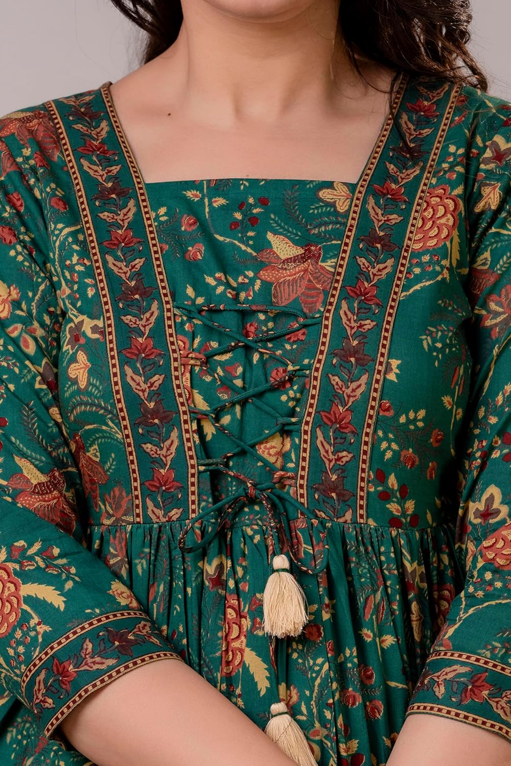 FASHION YANTRA Womens Printed Embroidery Top