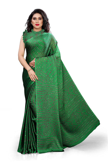 Women's Design  Printed Saree with Blouse Piece