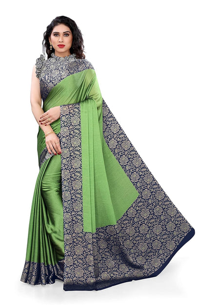 Women's Design  Printed Saree with Blouse Piece