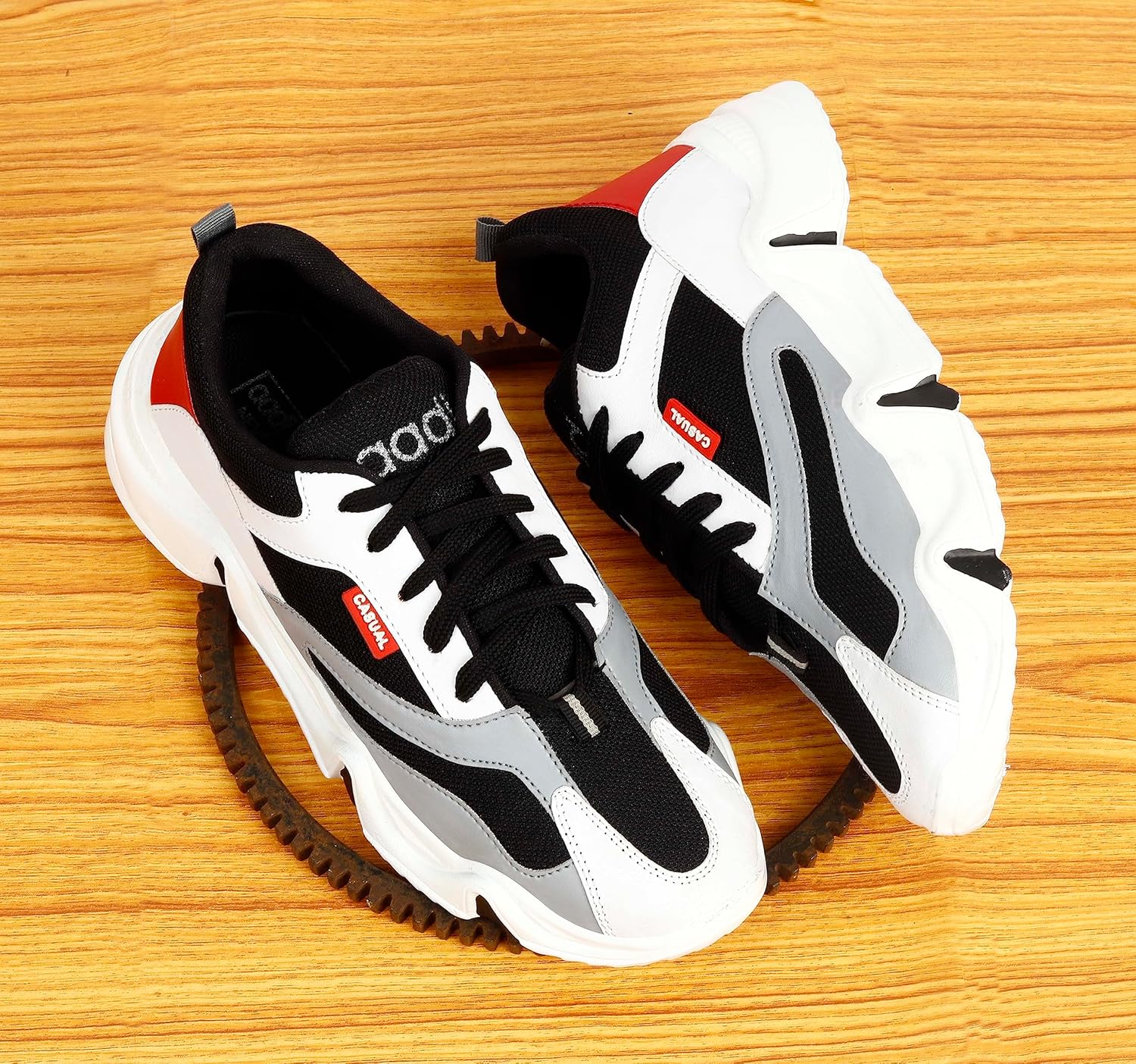 AADI Men's Synthetic Leather Outdoor Casual Shoes - alphahostel.in