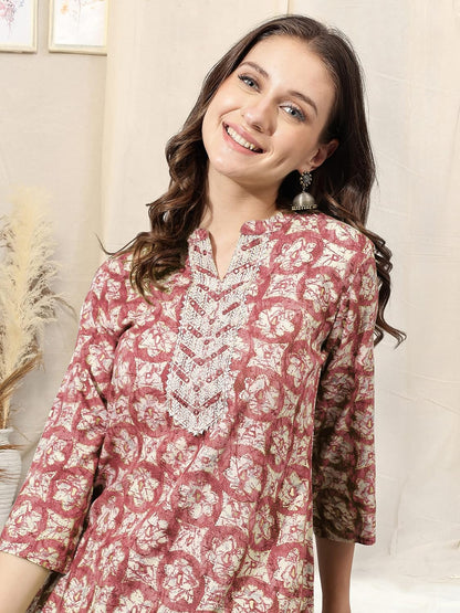 MIRCHI FASHION Women's Cotton Straight Fit Printed