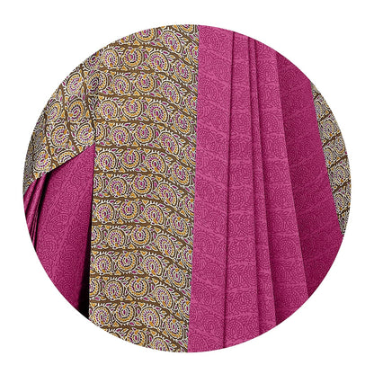 Women's Design  Printed Saree with Blouse Piece