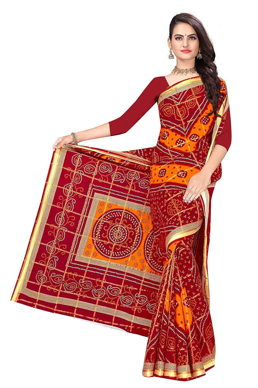 Women's Pure Cotton i Saree Without Blouse Piece