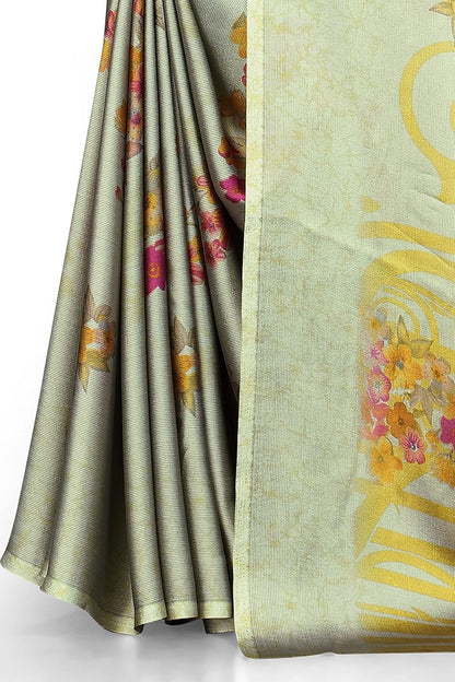 Women's Stylish Saree with Blouse Piece