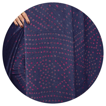 Women's Design  Printed Saree with Blouse Piece