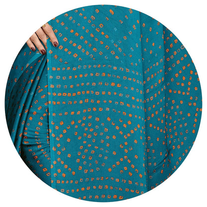 Women's Design  Printed Saree with Blouse Piece