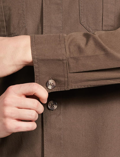 The Indian Garage Co Men's Cotton Slim Fit Solid