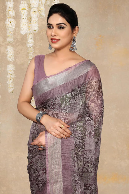 MIRCHI FASHION Women's Saree with Blouse Piece