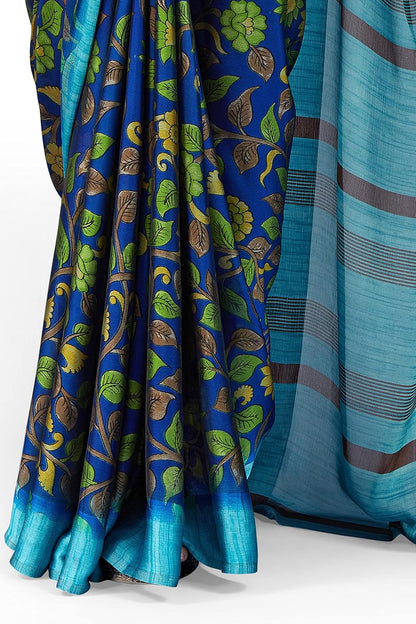 Floral Printed Saree with Blouse Piece