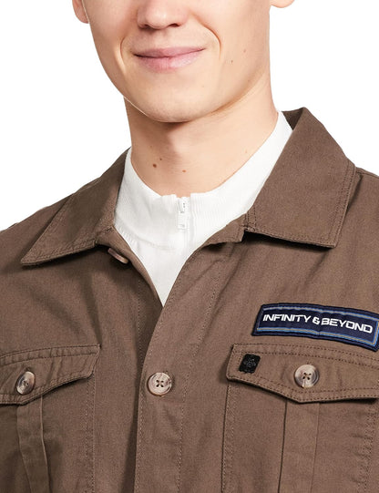 The Indian Garage Co Men's Cotton Slim Fit Solid