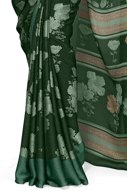Floral Printed Saree with Blouse Piece