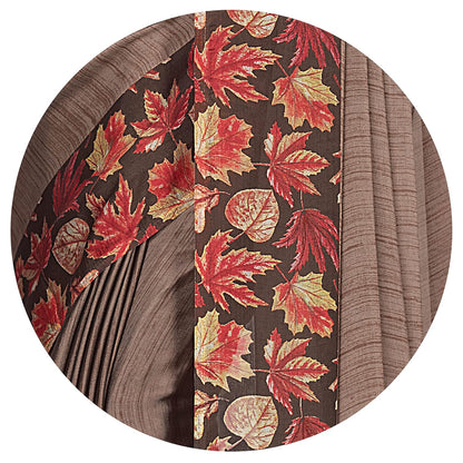 Chiffon Printed Women Saree with Blouse Piece