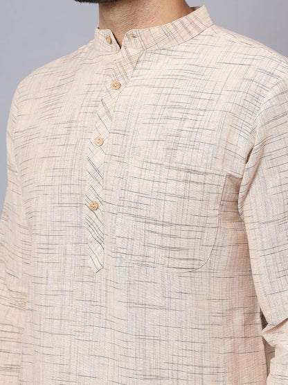 LATEST CHIKAN Men's Cotton Regular Kurta