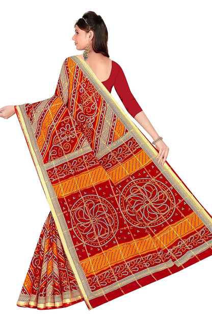 Women's Pure Cotton i Saree Without Blouse Piece