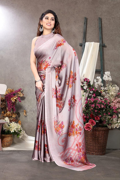 Women's Stylish Saree with Blouse Piece