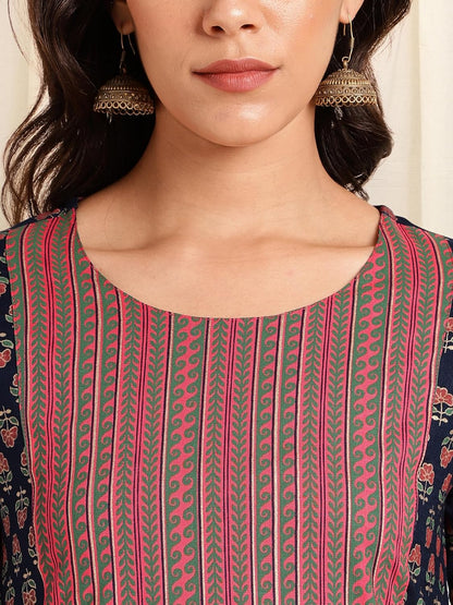 MIRCHI FASHION Women's Cotton Straight Fit Printed