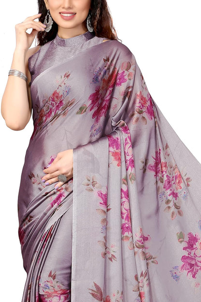 Women's Stylish Saree with Blouse Piece