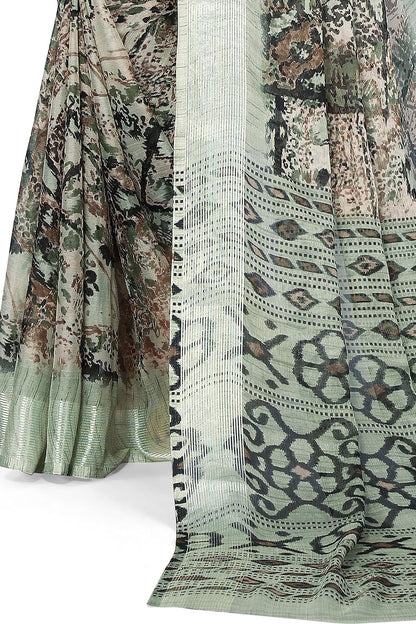 MIRCHI FASHION Women's Saree with Blouse Piece