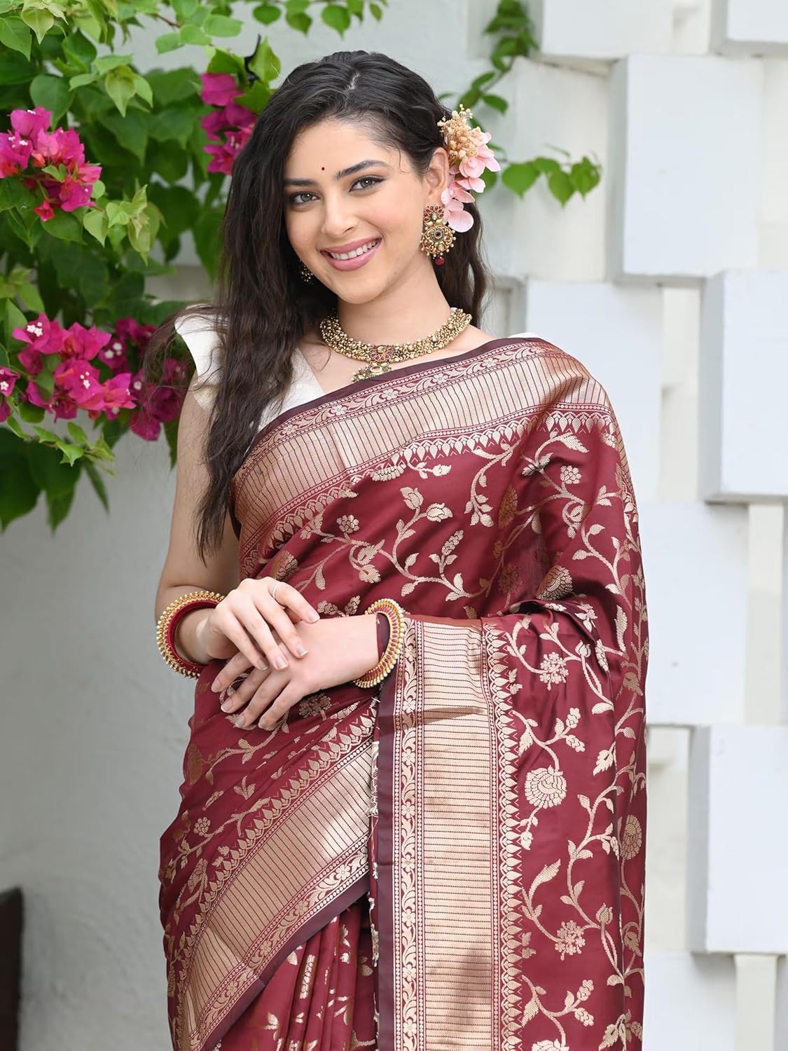 Women's Banarasi Saree Pure Kanjivaram Silk Saree