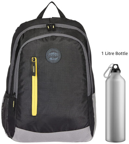 Gear Navy Blue and Green Casual Backpack