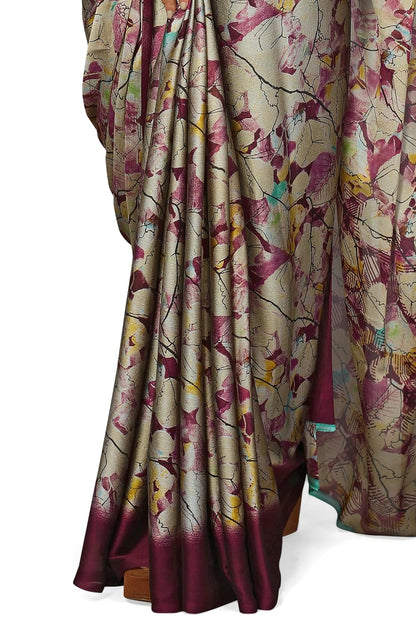 MIRCHI FASHION Women's Saree with Blouse Piece