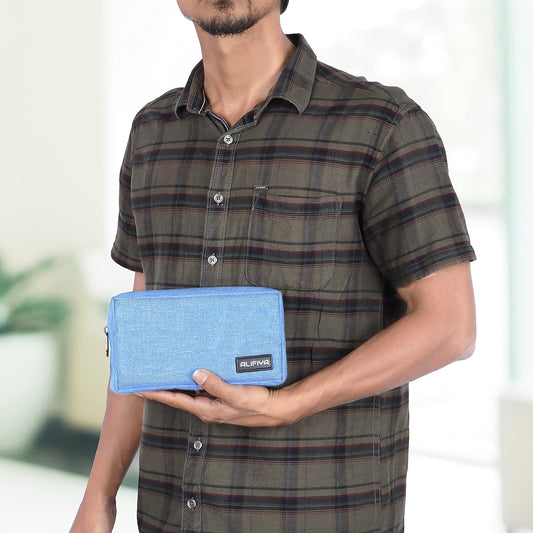 ALIFIYA Polyester Gadget Charger Pouch/Travel Organizer