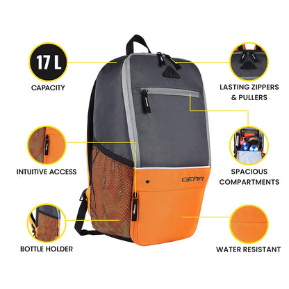 Gear Superior Xl 17L Water Resistant School Bag - alphahostel.in