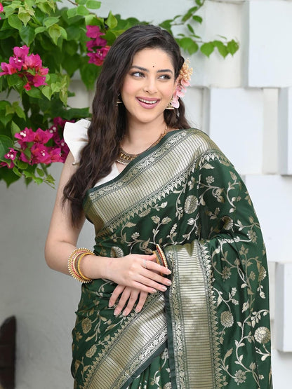 Women's Banarasi Saree Pure Kanjivaram Silk Saree