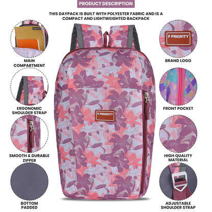 Priority 10 Ltr Trendy Small Casual Day Backpack - alphahostel.in