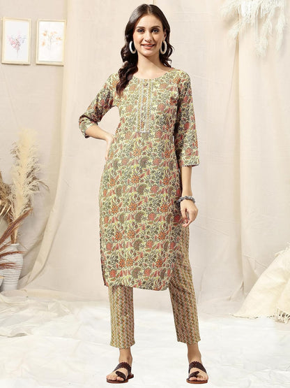 MIRCHI FASHION Women's Cotton Straight Fit Printed