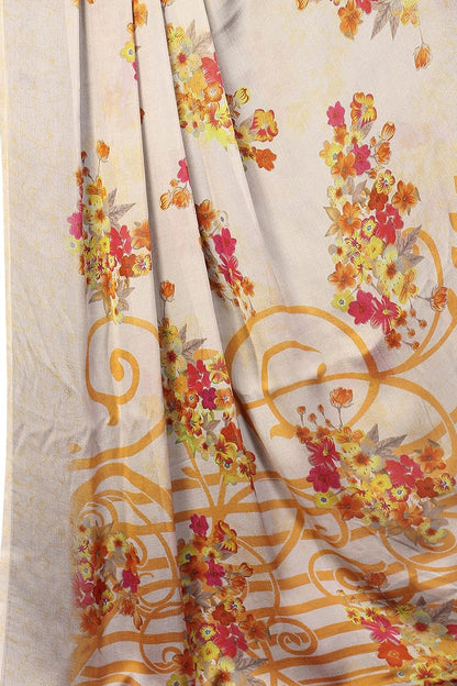 Women's Stylish Saree with Blouse Piece