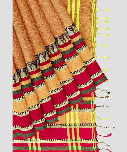 Handloom Saree With Unstitched Running Blouse Piece