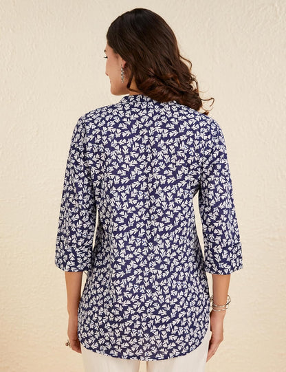 Myx Women's Cotton Printed A-line Short Kurti
