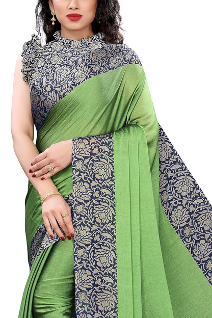 Women's Design  Printed Saree with Blouse Piece