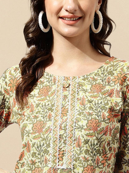 MIRCHI FASHION Women's Cotton Straight Fit Printed