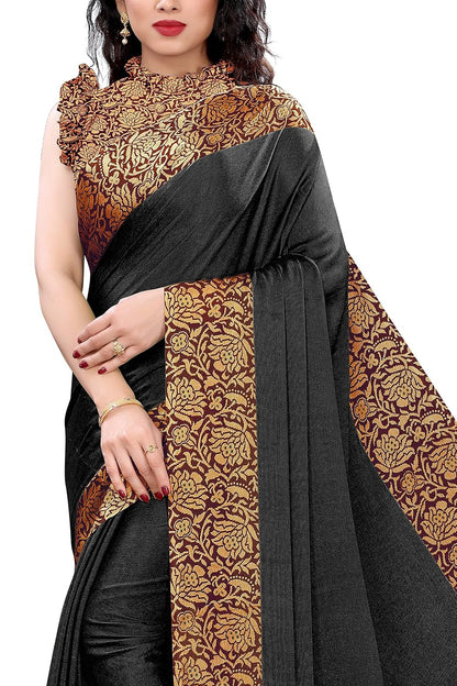 Women's Design  Printed Saree with Blouse Piece