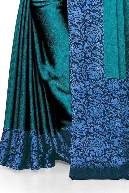 Women's Design  Printed Saree with Blouse Piece