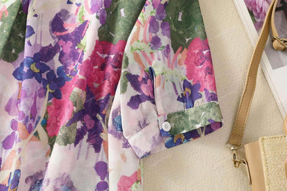 Gufrina Women Mustard Multicolor Floral Print Button