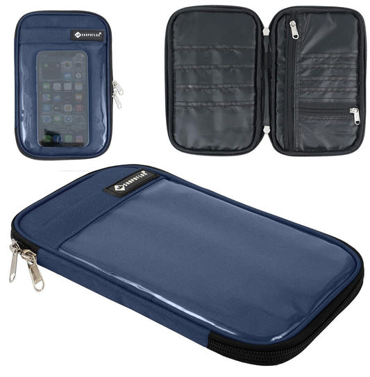 SHOPOFLUX Polyester Travel Passport Cover Organizer