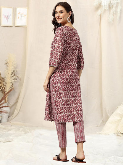 MIRCHI FASHION Women's Cotton Straight Fit Printed