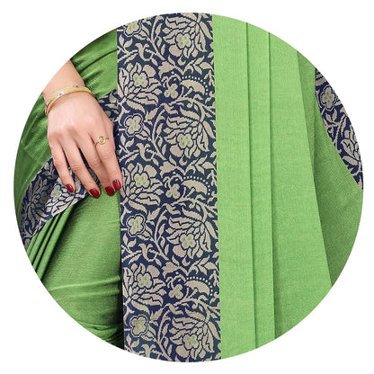 Women's Design  Printed Saree with Blouse Piece