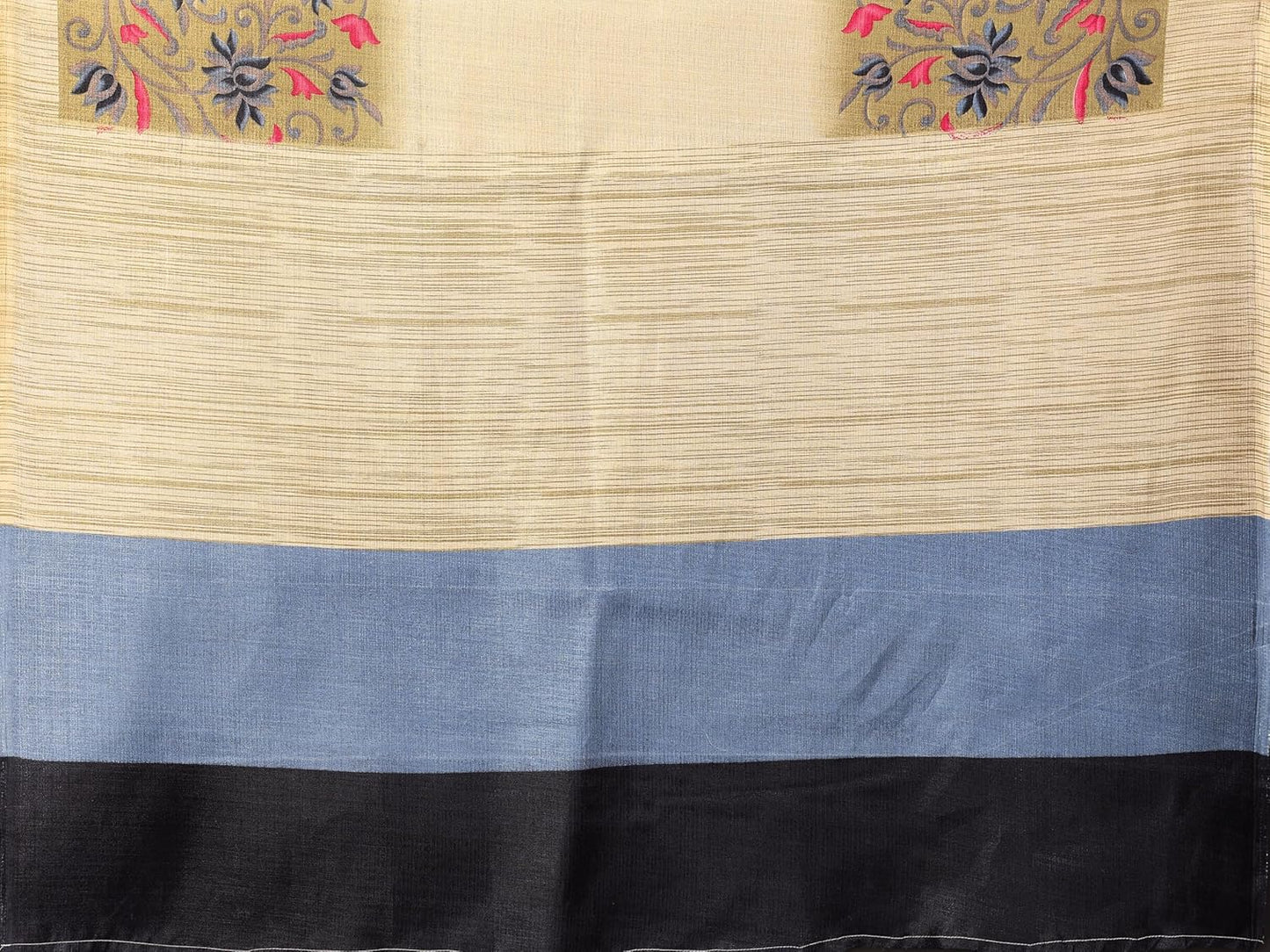 Yashika Women's  Printed Art Silk Saree with Blouse