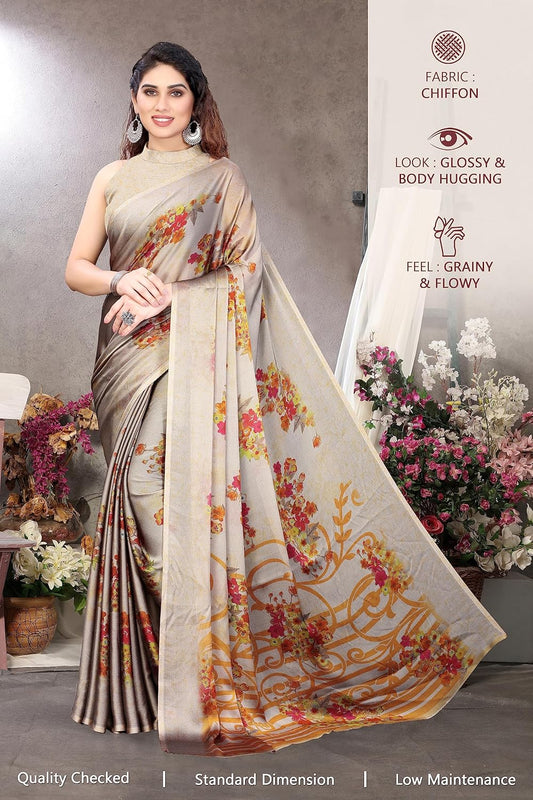 Women's Stylish Saree with Blouse Piece
